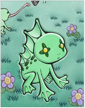 Roda Frog Card
