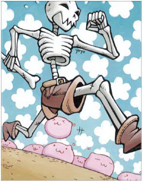 Skeleton Card