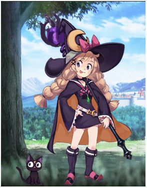 Black Witch Card