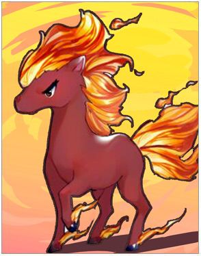 Fiery Mane Card