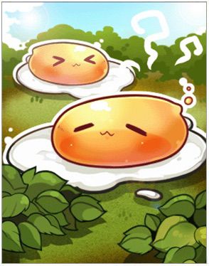 Yolk Poring Card