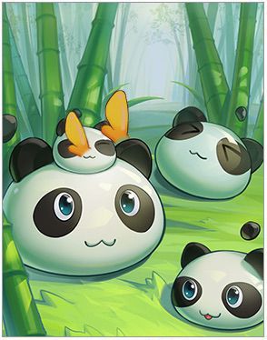 Panda Poring Card