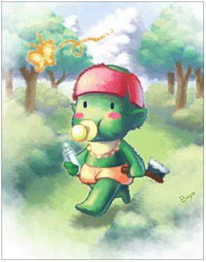 Orc Baby Card