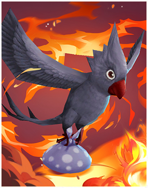 Fire Bird Chiri Card