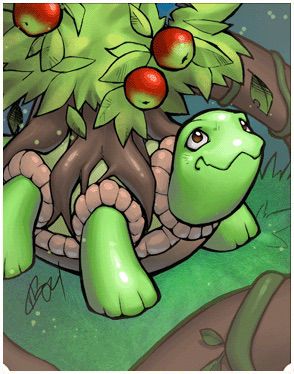 Fruit Tree Turtle card