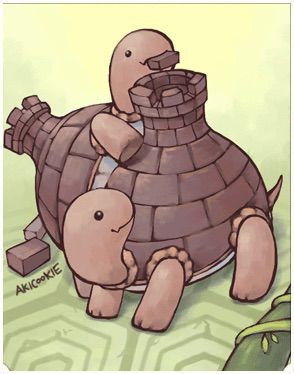 Rock Spirit Turtle Card