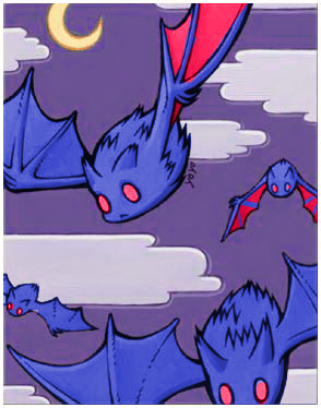 Ghosty Bat Card