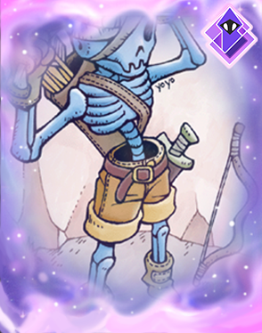 Archer Skeleton Illusion Card