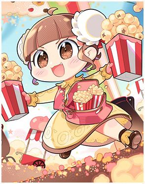 Popcorn Carnival Card
