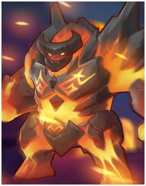 Magma Golem Card