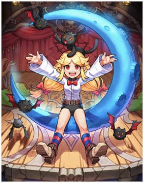 Blue Moon Witch Card