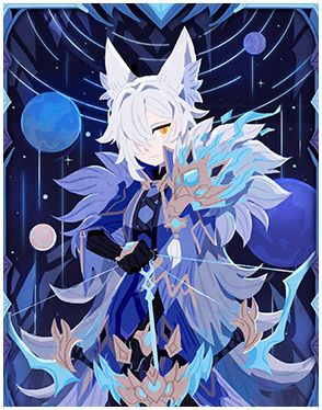 Moon Wolf Card