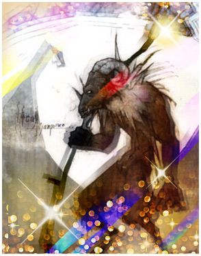Alien Baphomet Card