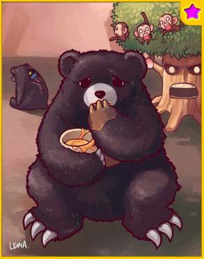 Zipper Bear★Card