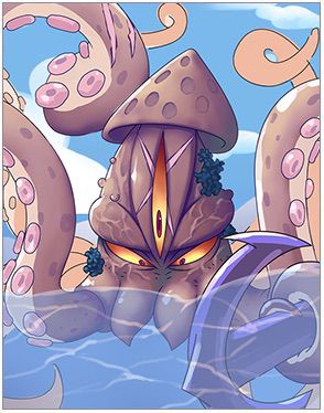 Water Monster Card