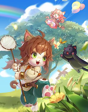 Kitty Wonderland Card
