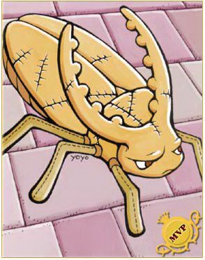 Golden Thief Bug Card