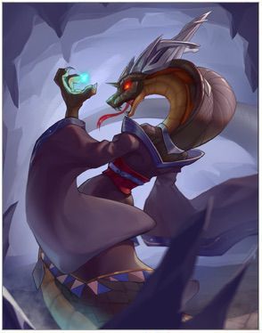 Snake Demon Gorgons Card