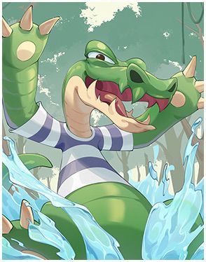 Crocodile Man card