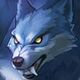 Blue Wolf Card