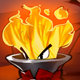 Fire Elf Card