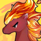 Fiery Mane Card