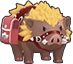 Bristle Porcupine - Gun
