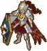 Guarding Knight Statue