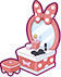 Minnie's dressing table