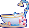 Bathing with ducks