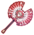 Red Fish Flower Bell Ax