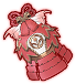 Red Fish Flower Bell·Shield