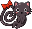 Black Cat Brooch