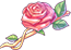Red rose hairpin[1]
