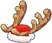 Merry Christmas Hat (Desert Wolf Baby)