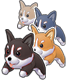 Lazy Corgi Headwear