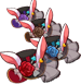 Moonlight Mischief Rabbit Hat