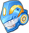 Mecha helm·Glacier