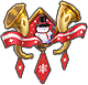 Rose Snowman Horn