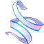 Silver silk ribbon