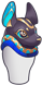 Coyote ritual burial urn