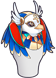 Falcon ritual burial urn