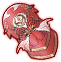 Red Fish Flower Bell·Fisting Gloves