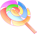 Rainbow Lollipop