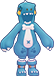 Monster B Costume Female 3