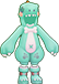 Monster B Costume Female 4