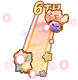 JP Server 6th Anniversary Background Frame