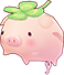 Piglet Doll Hat