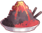 Volcanic ice