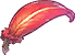 Red Flame Feather